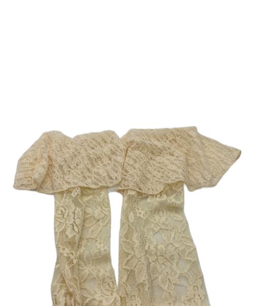Ameri（アメリ）AMERI (アメリ) COMBINATION LACE TOP アイボリー サイズ:Freeの古着・服飾アイテム