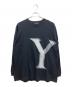 Y's（ワイズ）の古着「Y's Logo Big T-shirt」｜ブラック