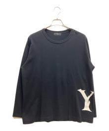 Y's（ワイズ）の古着「ロングスリーブカットソー」｜ブラック