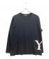 Y's（ワイズ）の古着「ロングスリーブカットソー」｜ブラック