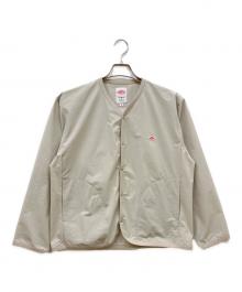 DANTON（ダントン）の古着「ポリエステルダブルクロスシャツカーディガン」｜グレー