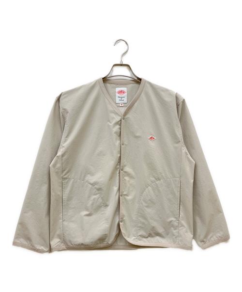 DANTON（ダントン）DANTON (ダントン) ポリエステルダブルクロスシャツカーディガン グレー サイズ:SIZE 38の古着・服飾アイテム