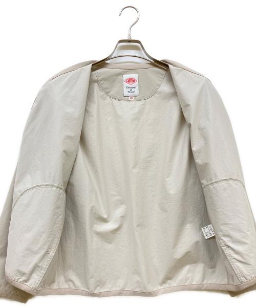 DANTON（ダントン）DANTON (ダントン) ポリエステルダブルクロスシャツカーディガン グレー サイズ:SIZE 38の古着・服飾アイテム