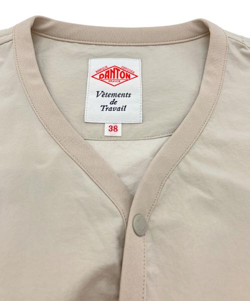 DANTON（ダントン）DANTON (ダントン) ポリエステルダブルクロスシャツカーディガン グレー サイズ:SIZE 38の古着・服飾アイテム