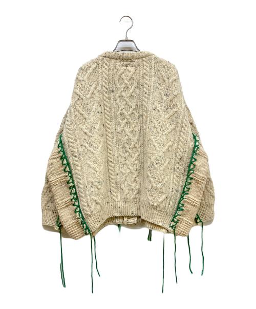 DISCOVERED（ディスカバード）DISCOVERED (ディスカバード) Hand Embroidery Fisherman Knit アイボリー サイズ:SIZE Freeの古着・服飾アイテム