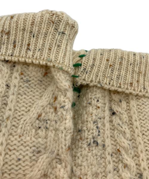 DISCOVERED（ディスカバード）DISCOVERED (ディスカバード) Hand Embroidery Fisherman Knit アイボリー サイズ:SIZE Freeの古着・服飾アイテム