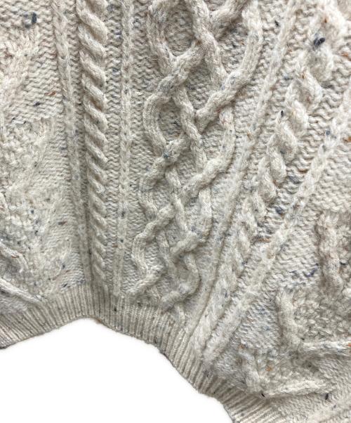 DISCOVERED（ディスカバード）DISCOVERED (ディスカバード) Hand Embroidery Fisherman Knit アイボリー サイズ:SIZE Freeの古着・服飾アイテム