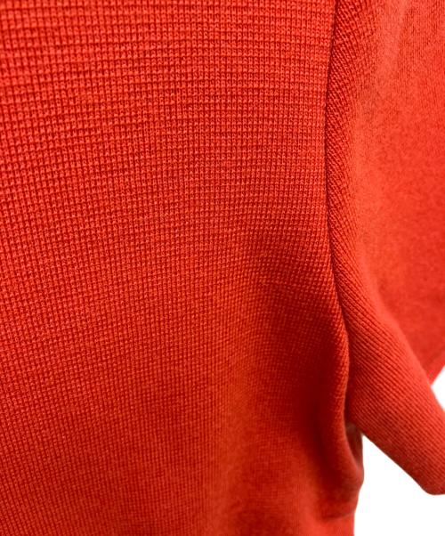CELINE（セリーヌ）CELINE (セリーヌ) ニットポロシャツ レッド サイズ:38の古着・服飾アイテム