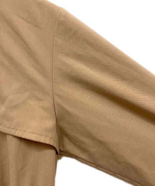 BLUE LABEL CRESTBRIDGE（ブルーレーベルクレストブリッジ）BLUE LABEL CRESTBRIDGE (ブルーレーベルクレストブリッジ) エアリー ツイル トレンチ ドレス ベージュ サイズ:38の古着・服飾アイテム