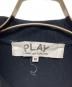中古・古着 PLAY COMME des GARCONS (プレイコムデギャルソン) ポロシャツ ブラック サイズ:M：8000円