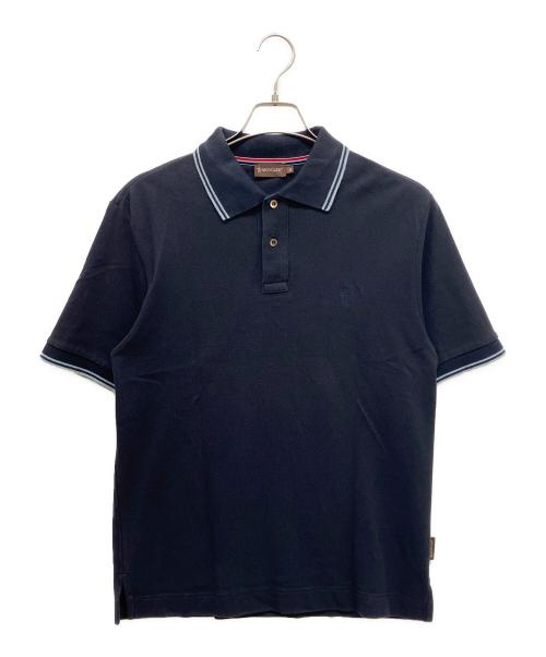 MONCLER（モンクレール）MONCLER (モンクレール) ポロシャツ ブラック サイズ:Mの古着・服飾アイテム