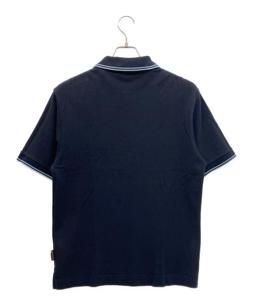 MONCLER（モンクレール）MONCLER (モンクレール) ポロシャツ ブラック サイズ:Mの古着・服飾アイテム