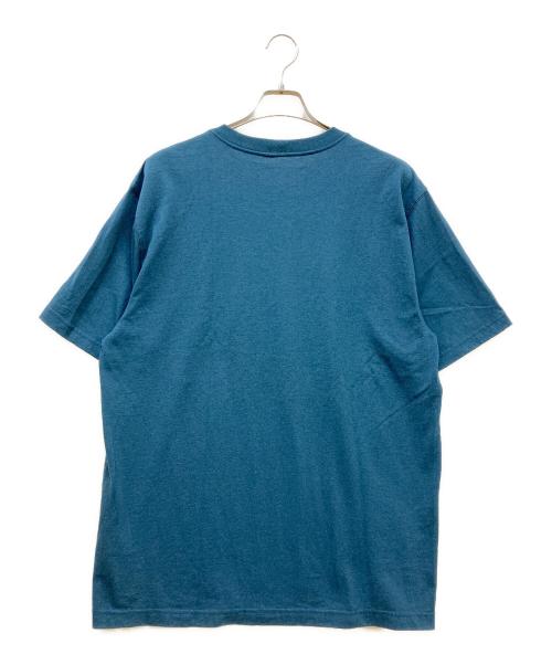 CarHartt（カーハート）CarHartt (カーハート) プリントTシャツ ブルー サイズ:SIZE Mの古着・服飾アイテム