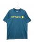 CarHartt（カーハート）の古着「プリントTシャツ」｜ブルー