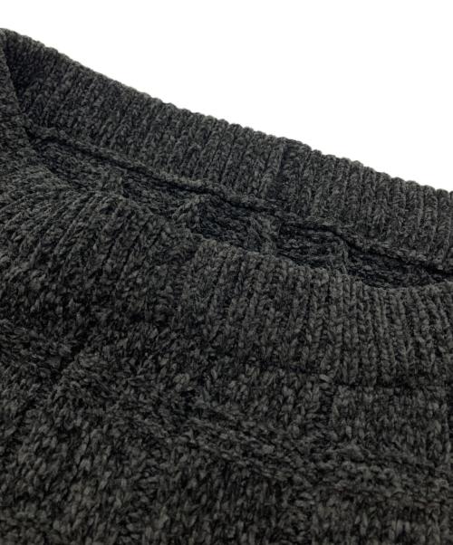 MAISON SPECIAL（メゾンスペシャル）MAISON SPECIAL (メゾンスペシャル) Kable Knitting Border Pants グレー サイズ:SIZE 36の古着・服飾アイテム