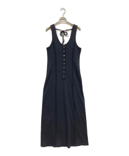 MAISON SPECIAL（メゾンスペシャル）MAISON SPECIAL (メゾンスペシャル) Henry Neck Layered Cut And Sew Dress ブラック サイズ:SIZE 38の古着・服飾アイテム