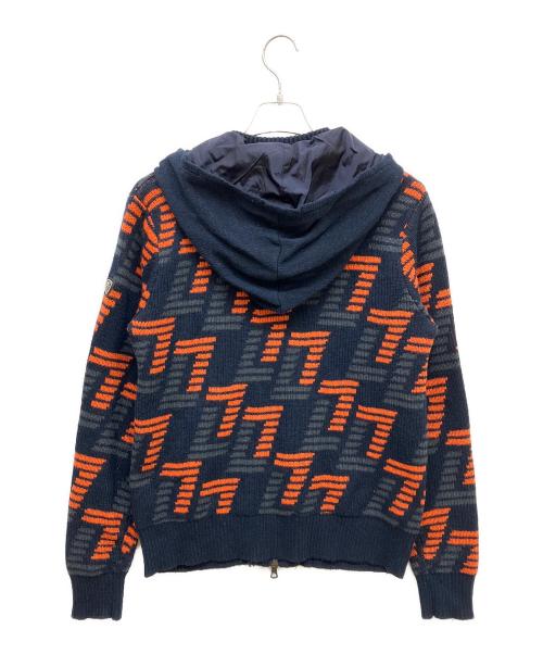 EA7（イーエーセブン）EA7 (イーエーセブン) ニットパーカー ネイビー サイズ:Mの古着・服飾アイテム