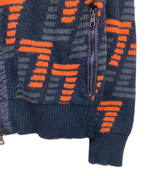EA7（イーエーセブン）EA7 (イーエーセブン) ニットパーカー ネイビー サイズ:Mの古着・服飾アイテム