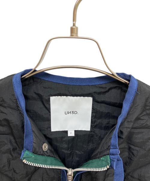 UN3D.（アンスリード）UN3D. (アンスリード) QUILTING COCOON BZ ブラック サイズ:Fの古着・服飾アイテム