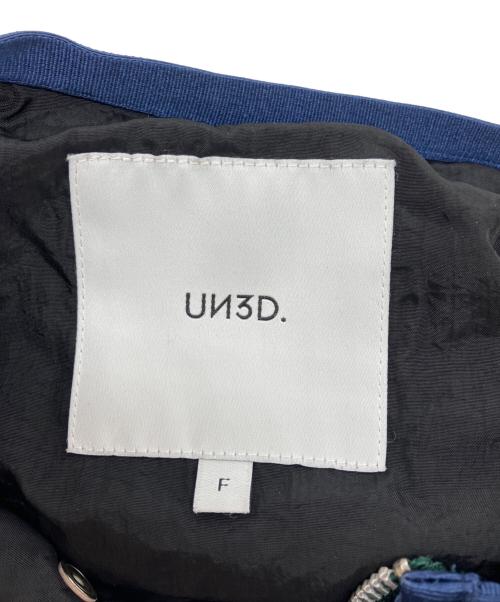 UN3D.（アンスリード）UN3D. (アンスリード) QUILTING COCOON BZ ブラック サイズ:Fの古着・服飾アイテム