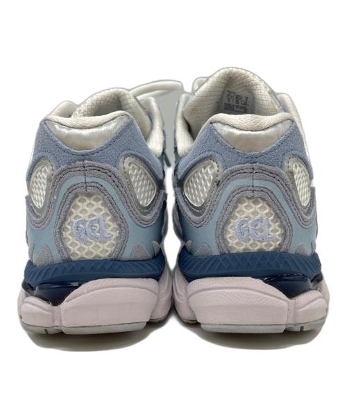 asics（アシックス）asics (アシックス) ATMOS (アトモス) GEL-NYC “HYOUZAN” ホワイト×ブルー サイズ:27の古着・服飾アイテム
