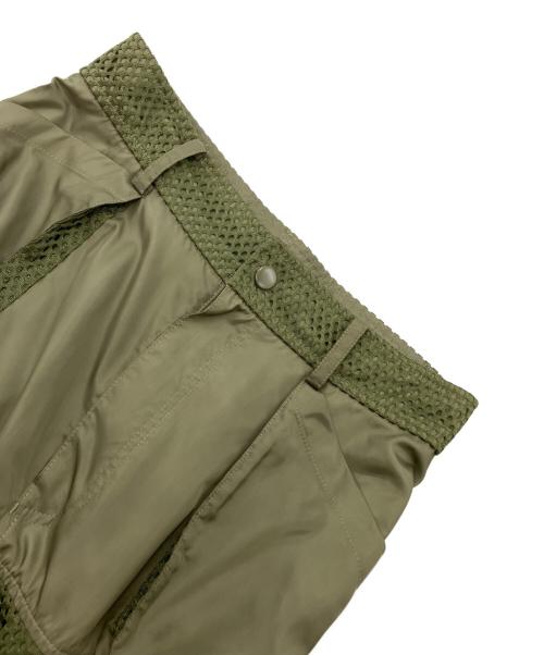 DOUBLE STANDARD CLOTHING（ダブルスタンダードクロージング）DOUBLE STANDARD CLOTHING (ダブルスタンダードクロージング) ESSENTIAL メッシュプリーツスカート オリーブ サイズ:38の古着・服飾アイテム
