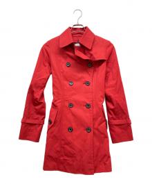 BLUE LABEL CRESTBRIDGE（ブルーレーベルクレストブリッジ）の古着「ライナー付トレンチコート」｜レッド