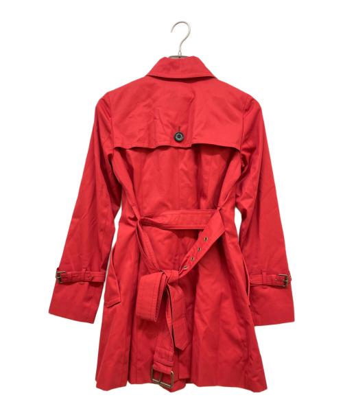 BLUE LABEL CRESTBRIDGE（ブルーレーベルクレストブリッジ）BLUE LABEL CRESTBRIDGE (ブルーレーベルクレストブリッジ) ライナー付トレンチコート レッド サイズ:SIZE Mの古着・服飾アイテム
