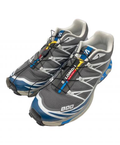 中古・古着通販】SALOMON (サロモン) スニーカー グレー×ブルー サイズ