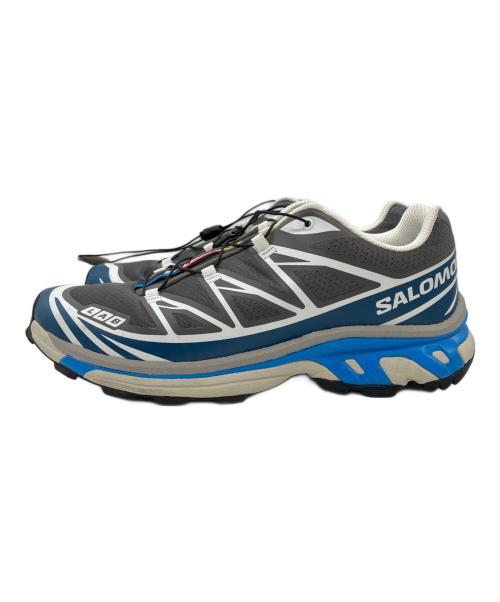 SALOMON（サロモン）SALOMON (サロモン) スニーカー グレー×ブルー サイズ:27の古着・服飾アイテム