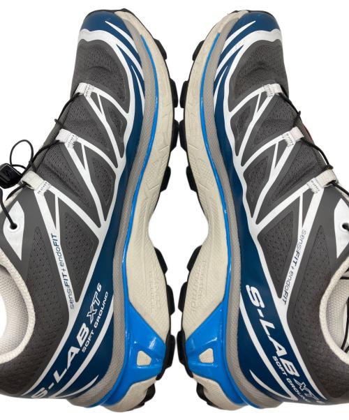 SALOMON（サロモン）SALOMON (サロモン) スニーカー グレー×ブルー サイズ:27の古着・服飾アイテム