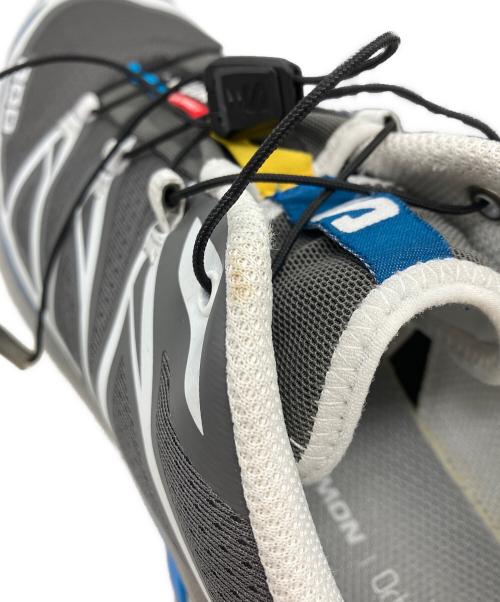 SALOMON（サロモン）SALOMON (サロモン) スニーカー グレー×ブルー サイズ:27の古着・服飾アイテム