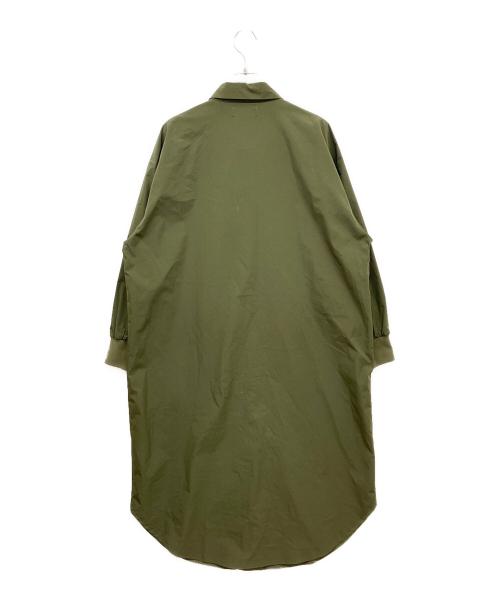 SUM1 STYLE（スミスタイル）SUM1 STYLE (スミスタイル) 切替ロングシャツワンピース オリーブ サイズ:Fの古着・服飾アイテム