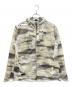 OAKLEY（オークリー）の古着「SKULL TRANSPARENT MESH JACKET 2.0」｜アイボリー×グレー