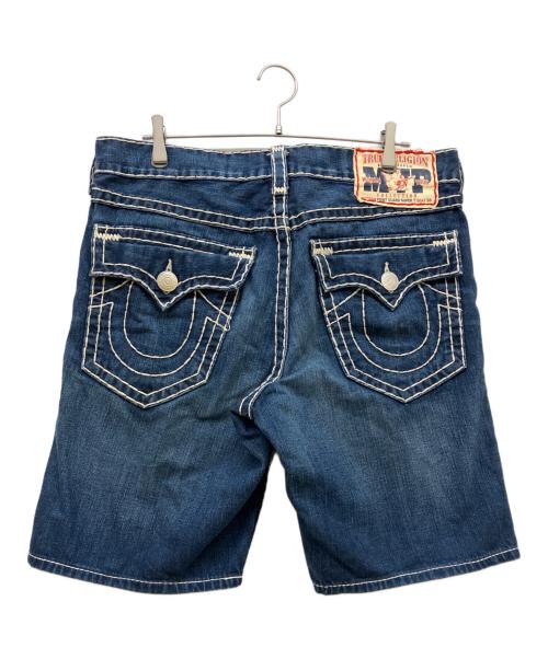 TRUE RELIGION（トゥルー レリジョン）TRUE RELIGION (トゥルー レリジョン) デニムハーフパンツ インディゴ サイズ:SIZE 34の古着・服飾アイテム