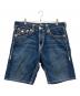 TRUE RELIGION（トゥルー レリジョン）の古着「デニムハーフパンツ」｜インディゴ