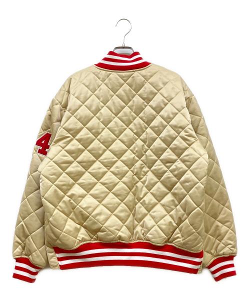 Patta（パタ）Patta (パタ) Diamond Quilted Sport Jacket レッド×ベージュ サイズ:SIZE Sの古着・服飾アイテム