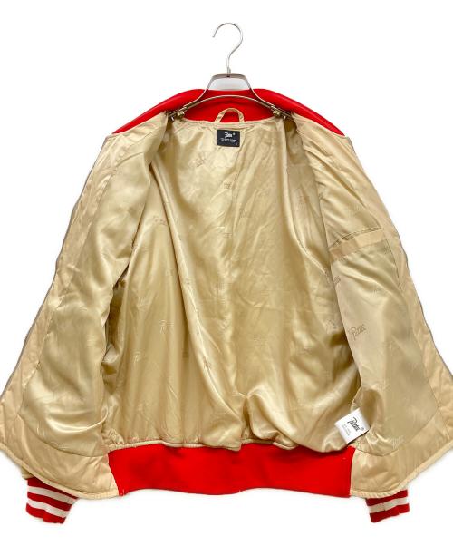 Patta（パタ）Patta (パタ) Diamond Quilted Sport Jacket レッド×ベージュ サイズ:SIZE Sの古着・服飾アイテム