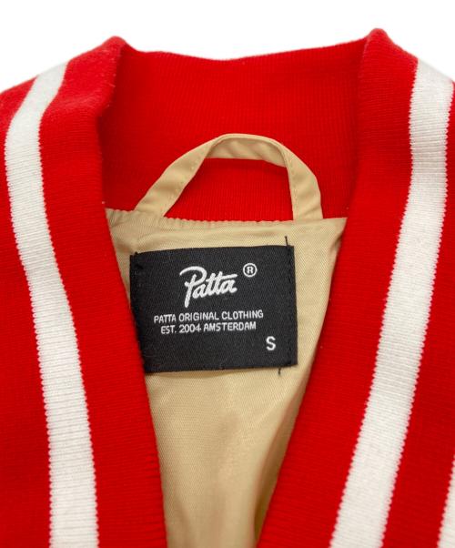 Patta（パタ）Patta (パタ) Diamond Quilted Sport Jacket レッド×ベージュ サイズ:SIZE Sの古着・服飾アイテム