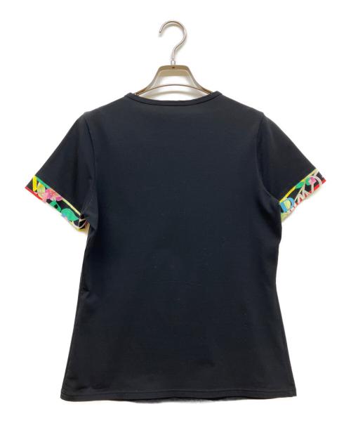 LEONARD SPORT（レオナール スポーツ）LEONARD SPORT (レオナール スポーツ) プリントカットソー ブラック サイズ:SIZE 40の古着・服飾アイテム