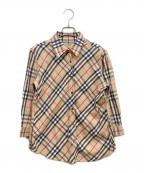 BURBERRY LONDONバーバリーロンドン）の古着「ノバチェックシャツ」｜ベージュ