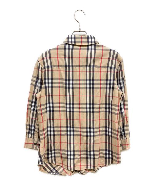 BURBERRY LONDON（バーバリーロンドン）BURBERRY LONDON (バーバリーロンドン) ノバチェックシャツ ベージュ サイズ:Sの古着・服飾アイテム