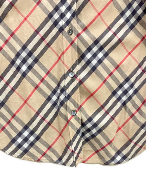 BURBERRY LONDON（バーバリーロンドン）BURBERRY LONDON (バーバリーロンドン) ノバチェックシャツ ベージュ サイズ:Sの古着・服飾アイテム