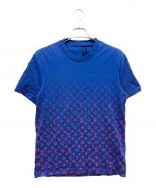 LOUIS VUITTON（ルイ ヴィトン）の古着「モノグラムグラディエイトプリントTシャツ」｜ブルー