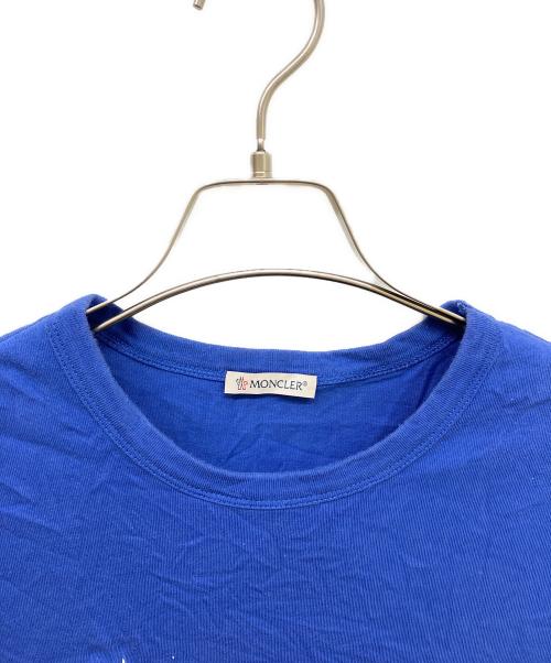 MONCLER（モンクレール）MONCLER (モンクレール) MAGLIA T-SHIRT ブルー サイズ:Mの古着・服飾アイテム