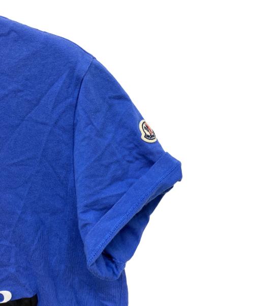 MONCLER（モンクレール）MONCLER (モンクレール) MAGLIA T-SHIRT ブルー サイズ:Mの古着・服飾アイテム