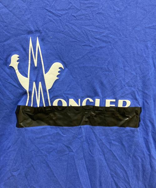 MONCLER（モンクレール）MONCLER (モンクレール) MAGLIA T-SHIRT ブルー サイズ:Mの古着・服飾アイテム