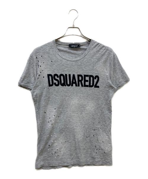 DSQUARED2（ディースクエアード）DSQUARED2 (ディースクエアード) Tシャツ グレー サイズ:Sの古着・服飾アイテム