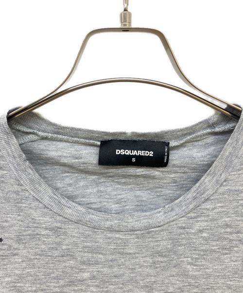 DSQUARED2（ディースクエアード）DSQUARED2 (ディースクエアード) Tシャツ グレー サイズ:Sの古着・服飾アイテム