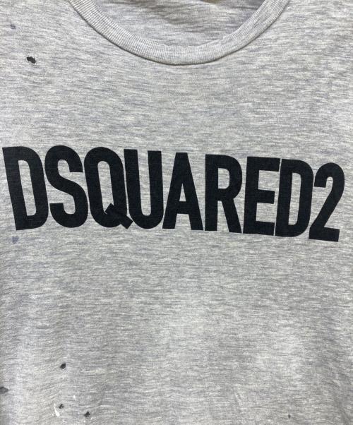 DSQUARED2（ディースクエアード）DSQUARED2 (ディースクエアード) Tシャツ グレー サイズ:Sの古着・服飾アイテム